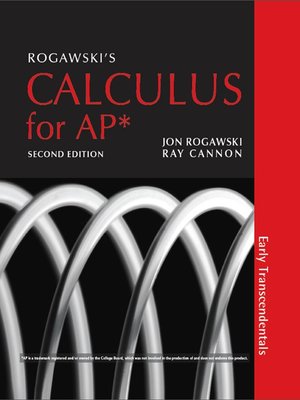 cover image of Rogawski's Calculus Early Transcendentals for AP